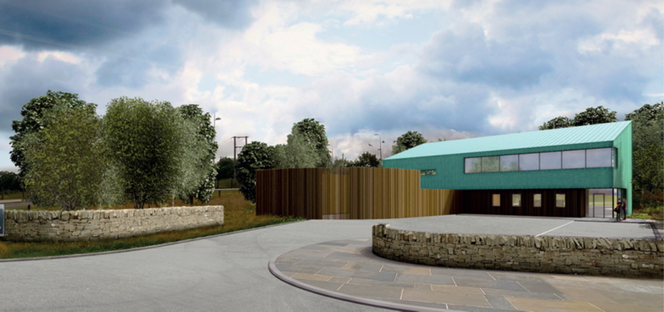 Artists impression on building at plot 17 Inverness Campus