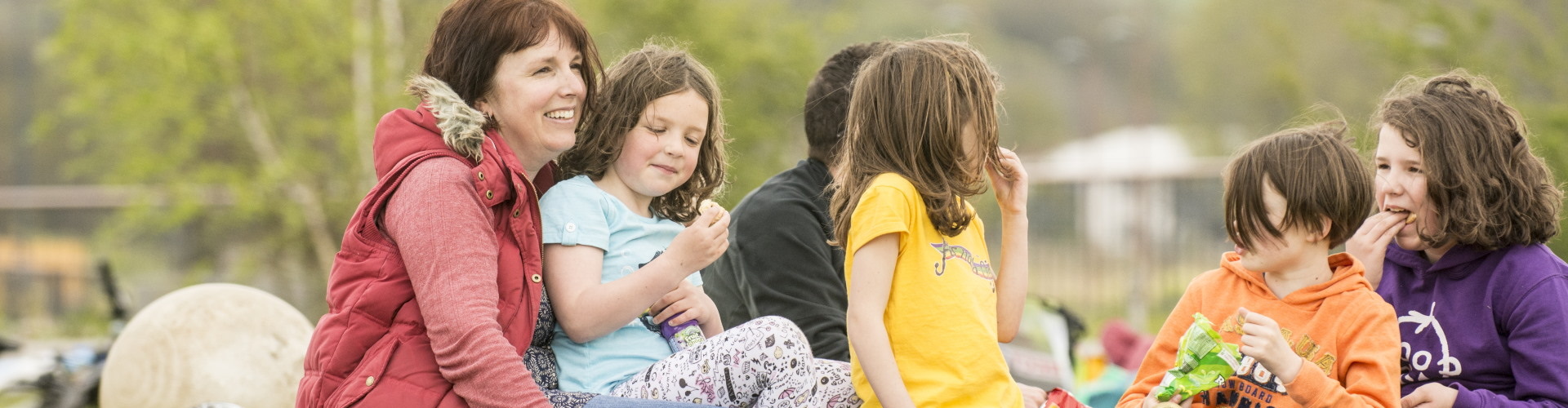 Family picnic at Inverness Campus