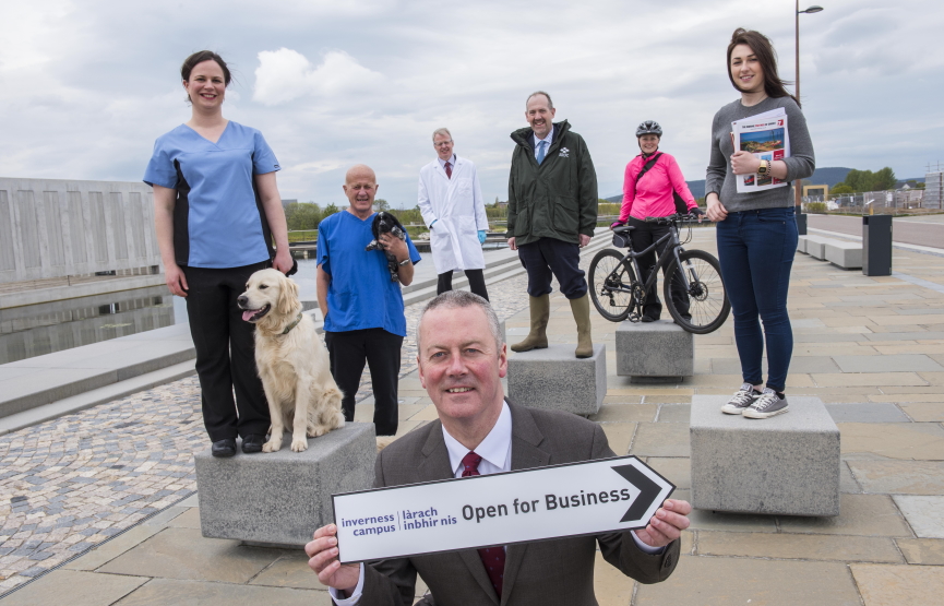 Inverness Campus opening - group of representatives of all aspects of campus use