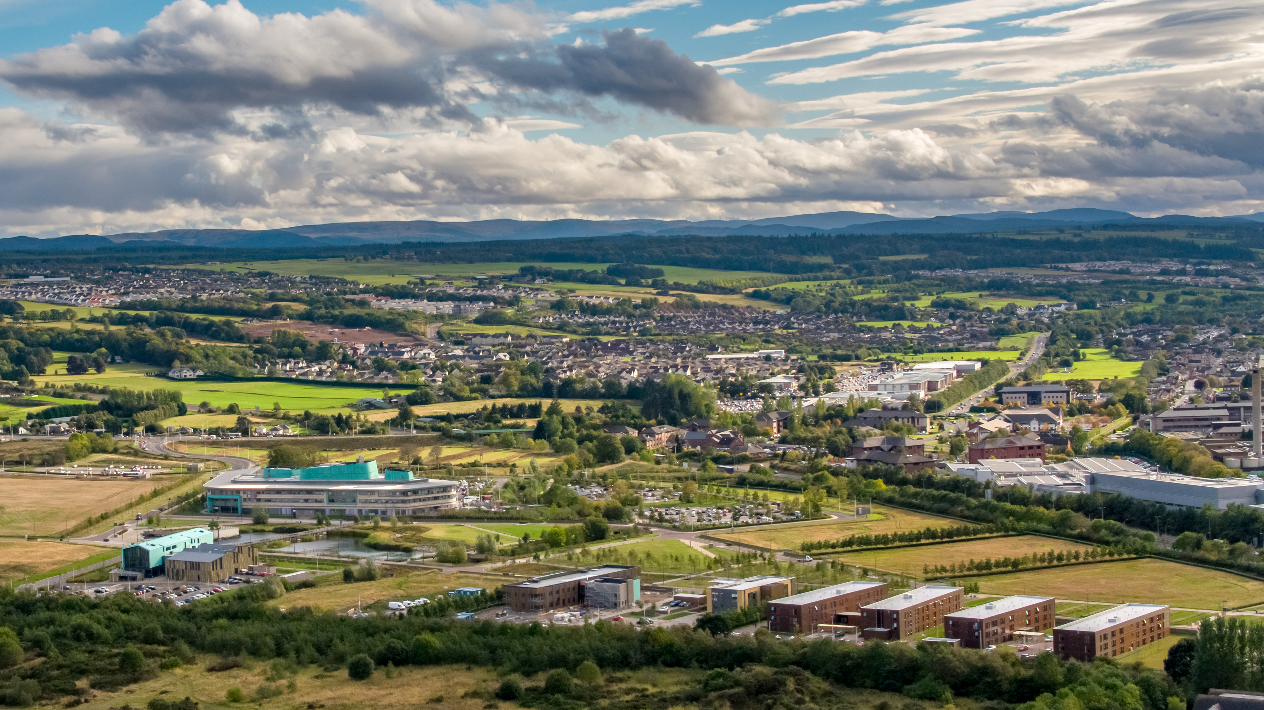 Inverness Campus with Ben Wyvis in the background