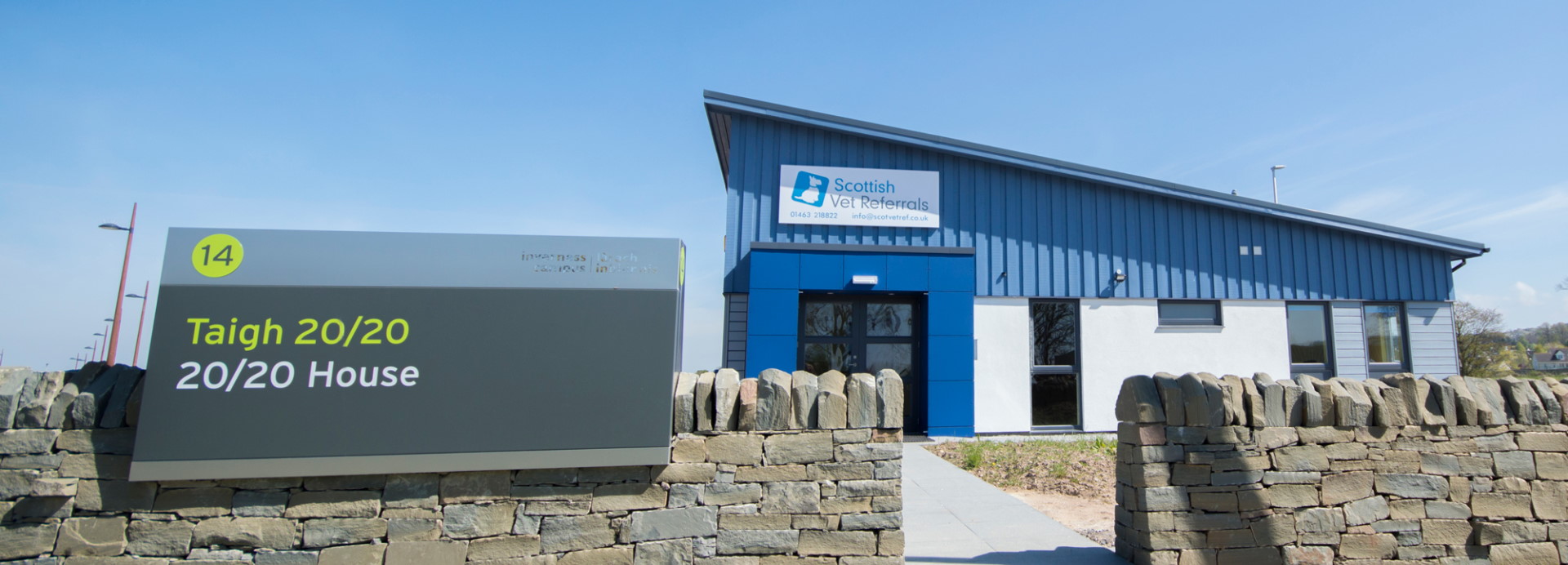 Scottis Vet Referrals building plot 14 Inverness Campus