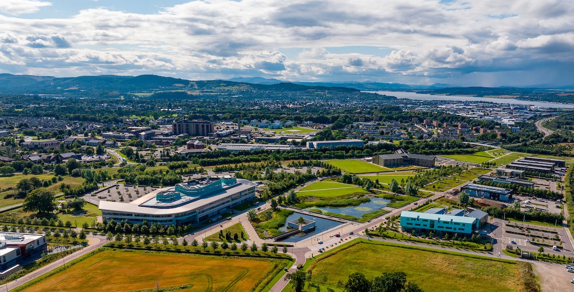 Campus Aerial From SE Aug 24
